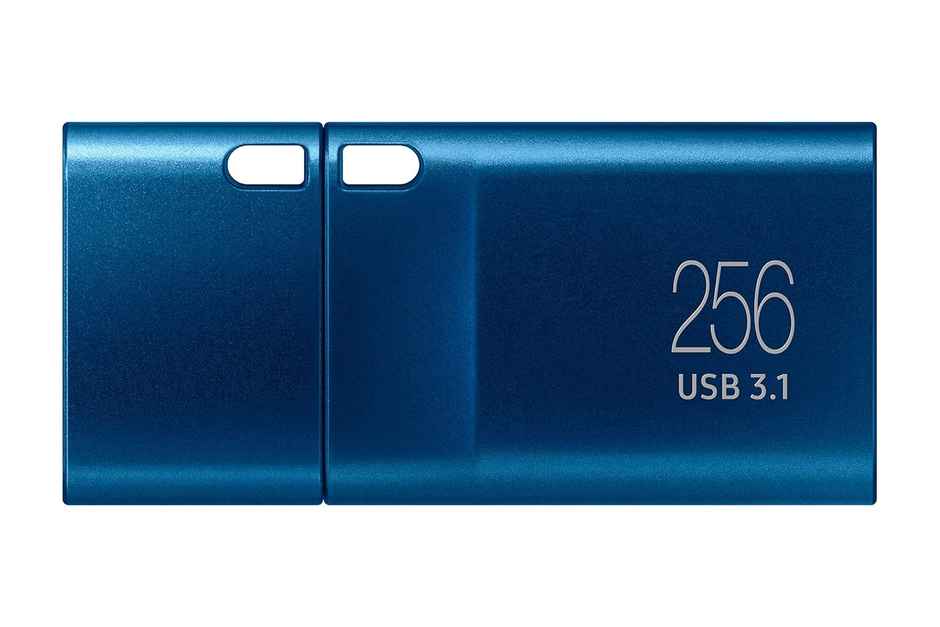 Samsung Type C Usb Flash Drive 256Gb | Transfers 4Gb Files In 11 Secs W/Up To 400Mb/S 3.13 - Blue